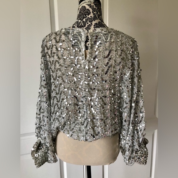 neiman marcus sequin tops